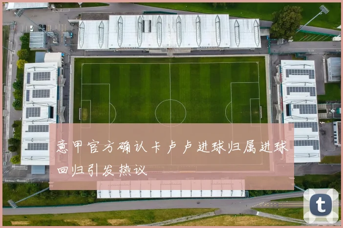 意甲官方确认卡卢卢进球归属进球回归引发热议